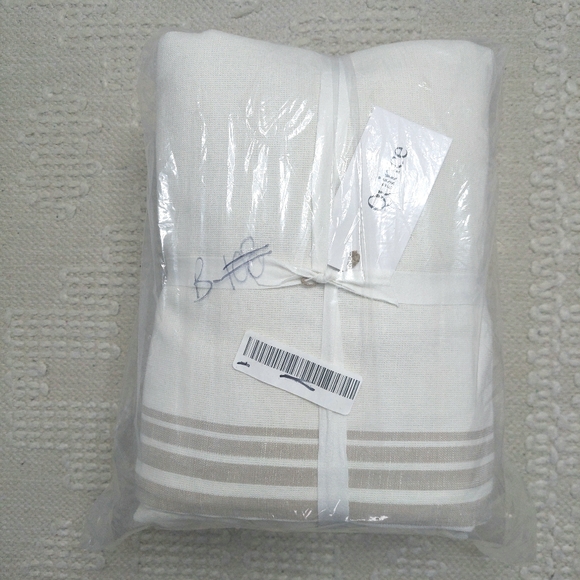 NWT! Quince Coastal Stripe Blackout Linen Curtains Set Of 2 Panels! 48"x 84"(C71 - Picture 11 of 11